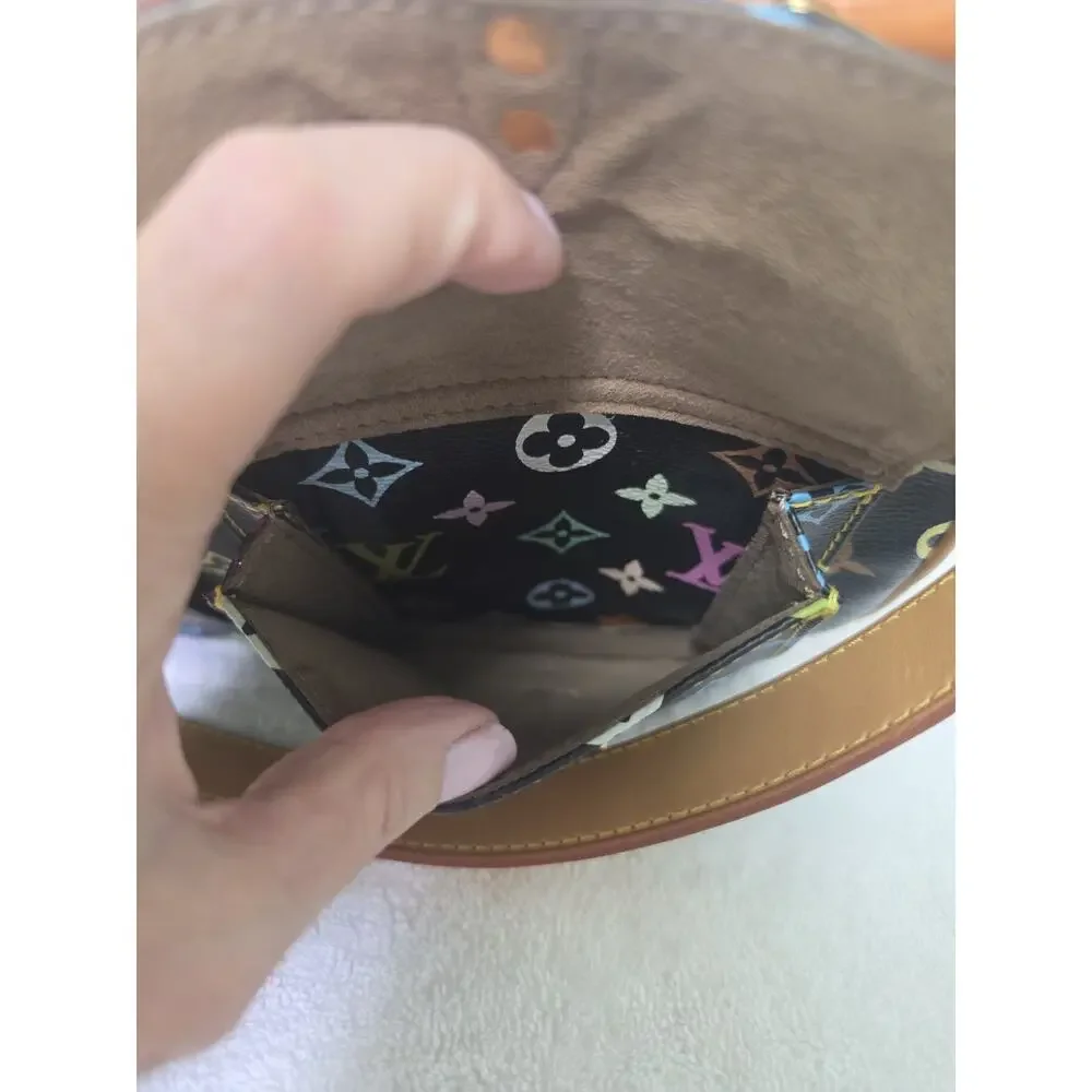 Louis Vuitton Monogram Multicolore Black Murakami Rina Crossbody w/COA